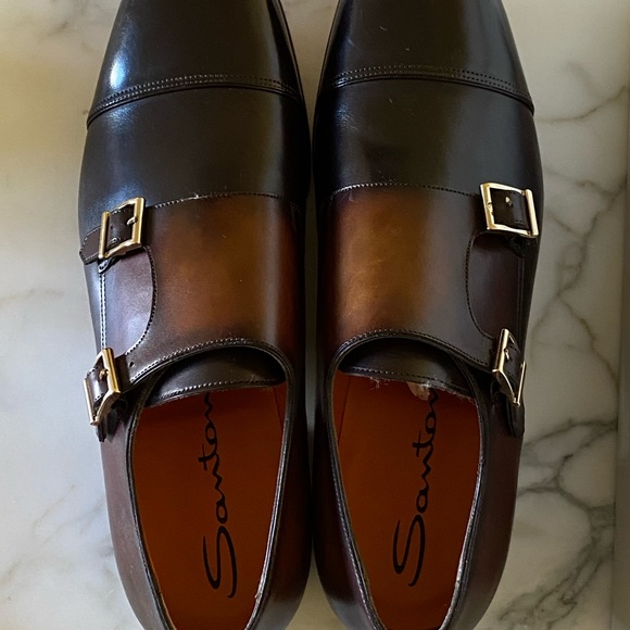 Santoni Men\'s Ira Double-Monk Loafers main image 4